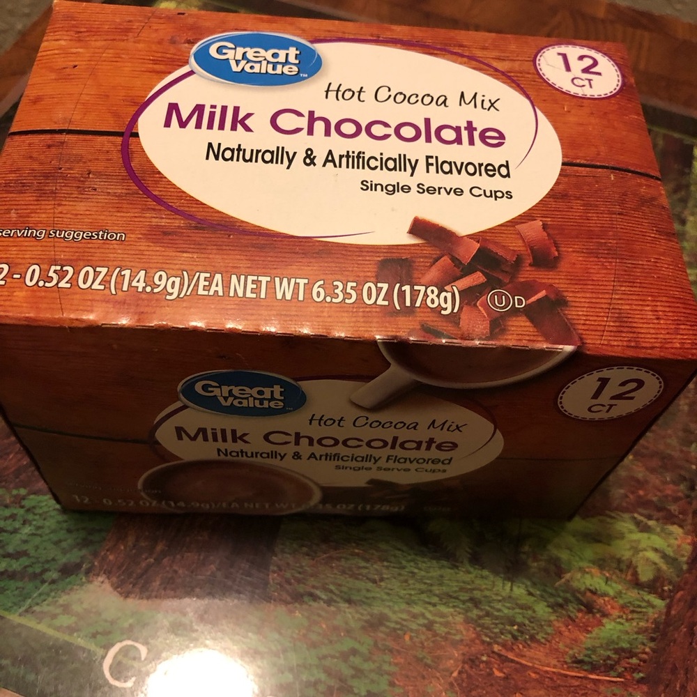 Great Value Milk Chocolate Hot Cocoa Mix - Brown Packaging